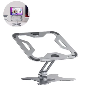 Adjustable Laptop Stand with 360 Rotating Base, Computer Stand for Laptop Desk - Picture 1 of 12