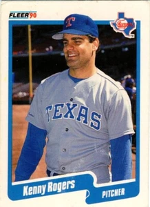 1990 Fleer Baseball Kenny Rogers No. 311 Texas Rangers - Bild 1 von 2