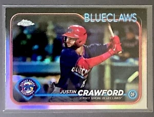 Justin Crawford 2024 Topps Pro Debut Chrome Refractor SP #PDC-124 - Phillies RC - Bild 1 von 3