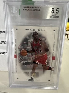 1998-99 SP AUTHENTIC #7 - MICHAEL JORDAN BGS 8.5 - Picture 1 of 2