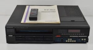 Kenwood KV-913 VCR VHS Reproductor de Cinta Grabadora con Control Remoto y Manual PROBADO ¡Ver Video! - Imagen 1 de 12