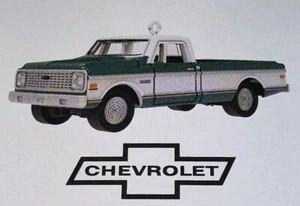 2024 Hallmark 1972 Chevrolet Cheyenne Super Mini Ornament Lil’ American Trucks 2 - Picture 1 of 4