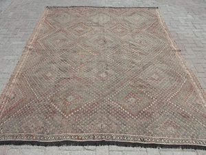 Handgefertigte Flächenkelim Teppiche 7x10, Türkischer Kelim Teppich, Rug, Bohemian Kelim Rug - Bild 1 von 10