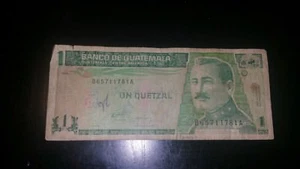 GUATEMALA   1996 1 QUETZAL money currency coins - Picture 1 of 2