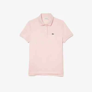 LACOSTE Damen Polo Regular Fit Soft Cotton Petit Pique in Rosa - Gr. 40|XL Neu ohne Etikett - Bild 1 von 12