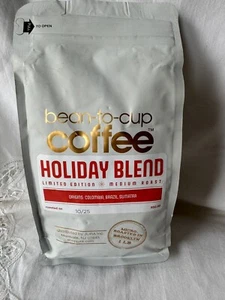 Bean-to-cup Coffee Holiday Blend Medium Roast 1LB. - Picture 1 of 2