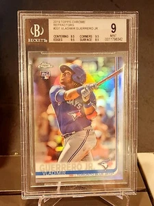 2019 Topps Chrome Prizm Refractor Vladimir Guerrero Jr. RC BGS 9 - Picture 1 of 2