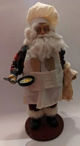 Figura de cocina de Papá Noel Chef de Navidad The Santa's de Tina Mitchell #914167 17" - Imagen 1 de 10