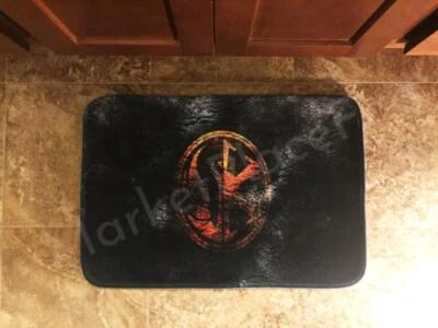 Alfombra Star Wars Alfombra Suelo Estampado Suave Felpa Superior Baño Interior REBELDE GALÁCTICO Foto 1 de 2