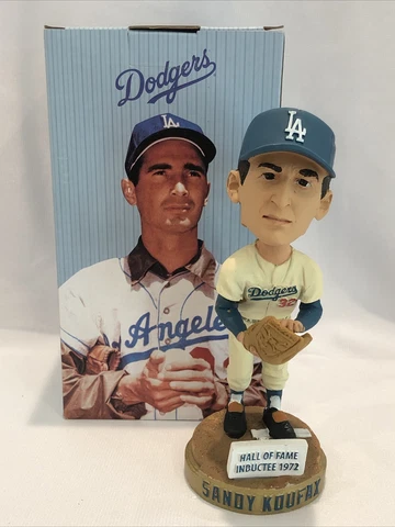 NIB Sandy Koufax Los Angeles LA Dodgers Bobblehead 2012 SGA Cover