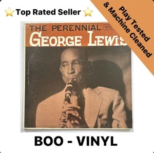 George Lewis - The Perennial Lp Vinyl Record Mono Verve Jazz Ex / Vg+ Condition - Imagen 1 de 6