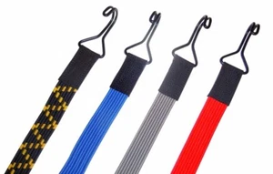 Spanngummi Planenspanner Expander elastisch flach 22mm breit mit 2 Doppelhaken - Bild 1 von 10
