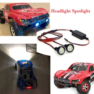 Faro LED luz delantera foco para coche Traxxas Slash REVO E-REVO X-MAXX RC - Imagen 1 de 12