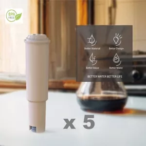 5 x Coffee filter for Jura - Claris White, Clearyl White 75 / 64553 - Foto 1 di 8