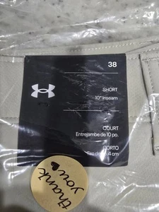 Men's Under Armour UA Golf Court Shorts Nwt 38 - Picture 1 of 3