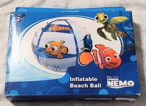 Vintage DISNEY PIXAR 20” FINDING NEMO Inflatable Beach Ball Excellent Open Box - Picture 1 of 16
