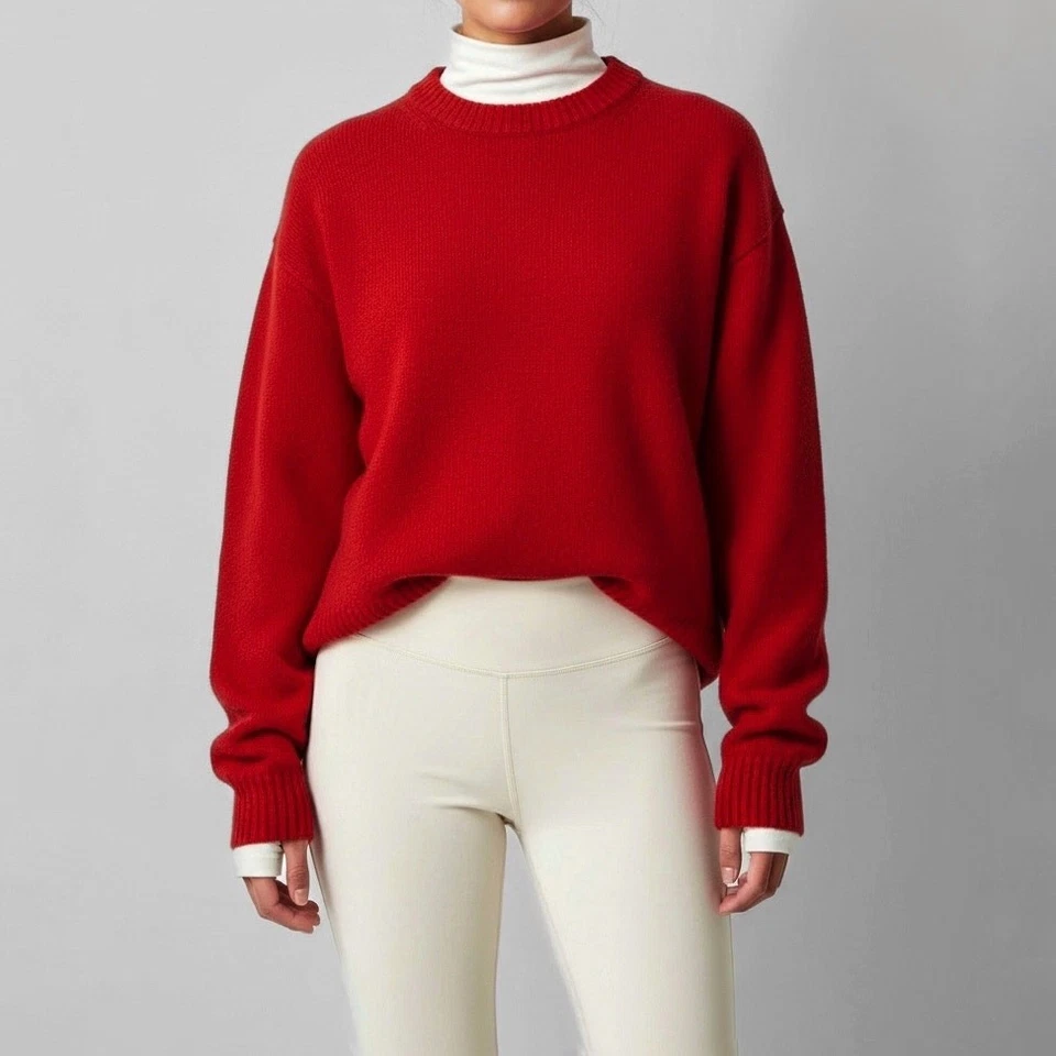 Suéter Cuello Redondo Lana Colección The Fox Normcore Heritage Festivo Navidad L  Foto 1 de 4