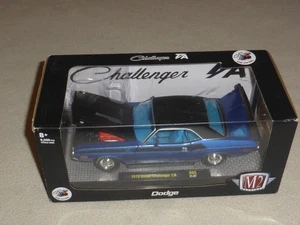 NUEVO M2 MACHINES 1970 CHALLENGE DODGE T/A NUEVO EN CAJA ESCALA 1:24 R85 21-07 PAQUETE SCAT - Imagen 1 de 4