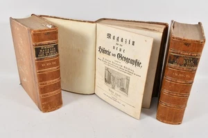 C28M53- 3x Buschings Magazin für Historie Geografie mit Kupferstichen 18. Jh.  - Bild 1 von 12