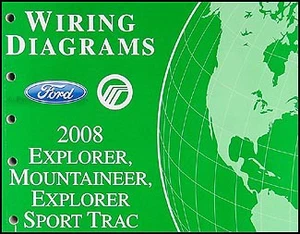 Manual De Diagrama De Cableado Eléctrico Ford Explorer 2008 Mercury Mountaineer - Imagen 1 de 2