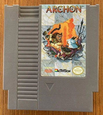 NES ~ ARCHON ~ Nintendo Game 3 Screw NES-ON-USA Game Cart Only NTSC - Image 1 of 4