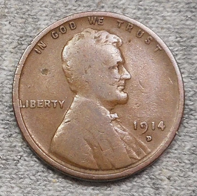 1914 D Lincoln Wheat Cent - Image 1 of 2