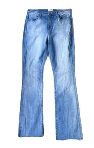 L' AGENCE Jeans Womens Sz 31 Light Blue High-Rise Bootcut Denim Stretch Preppy - Picture 1 of 7