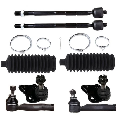 8pcs Lower Ball Joint Tie Rod End Rack Pinion Bellow For Toyota RAV4 2001-2005 - Image 1 of 4
