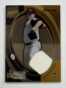 2001 Donruss League Leaders #LL-6 Curt Schilling Relic 21/150 AR102 - Picture 1 of 2