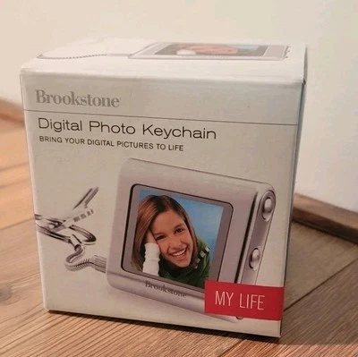 Brookstone Digital Photo Key-chain 1.5” LCD Photo Key Ring  - Image 1 of 3