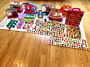 Shopkins Lot Of 309 Figs, CoCo Cookie Fig, Baskets Carry Case & Playsets - Picture 1 of 12