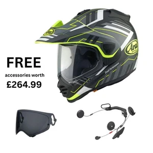 Arai Tour-X 5 Trail - Casco de motocicleta amarillo - Imagen 1 de 8