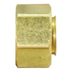 26001 Captive Sleeve Nut, 1/8 in Compression, Brass (6 Pack) - Image 1 of 1
