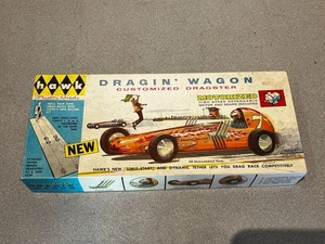 1960 HAWK PLASTIC MODEL MOTORIZED DRAGON WAGON 1/24 SCALE w motor Rare! - Picture 1 of 13