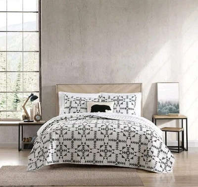 Eddie Bauer - King Quilt Set, Reversible Cotton Bedding with Matching Shams (31) - Image 1 of 4