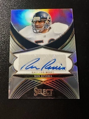 2024 Panini Select Signatures Silver Prizm Ron Rivera Auto. Bears - Image 1 of 2