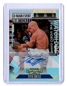 2025 Panini Contenders PFL 1st Edition Tito Ortiz Auto /35 Gold BOXING UFC/MMA - Bild 1 von 2