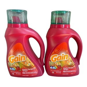 2-NUOVO Guadagno Apple Mango Tango Detersivo per bucato 50 oz 32 carichi - Foto 1 di 2
