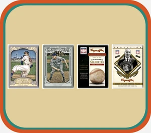 Bob Feller - Lote de 4 cartas - Gypsy Queen, HOF, No-Hitter, Indians Legends - Imagen 1 de 7