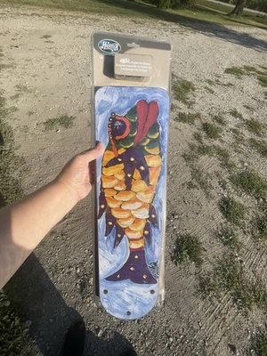 Hunter Ceiling Fan Art Blades Tropical Fish Don Sawyer New Open Box Beautiful - Image 1 of 4