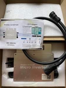 Micro Wechselrichter Balkonkraftwerk 600 Watt WVC-600 Micro Inverter Solar PV - Bild 1 von 3