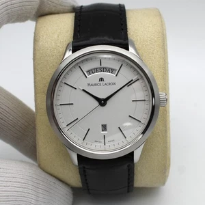 Reloj de cuarzo Maurice Lacroix Les Classiques acero esfera plateada LC1007-SS001-130 - Imagen 1 de 7