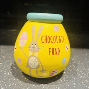 Ceramic Money Saving Jar Novelty Money Coin Saving Jar Bank Kids Treat Fund Jar - Picture 1 of 2