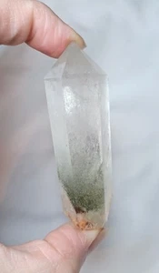 Beautiful Garden Quartz Crystal Point Polished Rough Base Cleansing Lodalite (A) - Picture 1 of 23