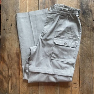 Vintage Tilley Endurables Convertible Zip-Off Trousers - Hiking - Beige - 34W - Picture 1 of 16