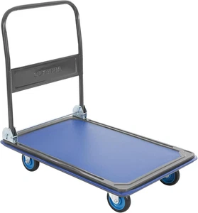 Werkzeuge faltbarer Schiebewagen Dolly - 600 Pfund Tragkraft Schwerlast Plattformwagen 360° - Bild 1 von 12