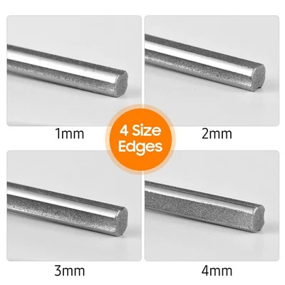 Baroque Guitar Fret Crowning File Fret Repairing Tools With 4 Size Edges  XSGR - Image 1 of 4