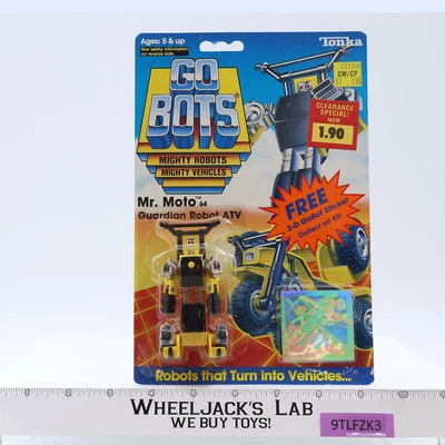 Mr. Moto Robot ATV Mighty 1985 Tonka Gobots Vintage Action Figure NEW MOSC #64 - Image 1 of 3