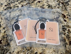 Si by Giorgio Armani Fragrance Car Auto Air Freshener Odor Eliminator Deodorizer - Picture 1 of 2