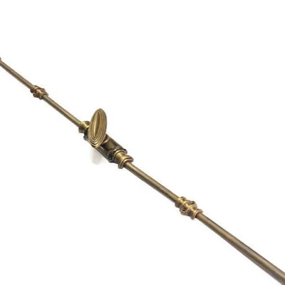 110" inch rings oval knob CREMONE solid brass Heavy slide Bolt espagnolet 280 cm - Image 1 of 4
